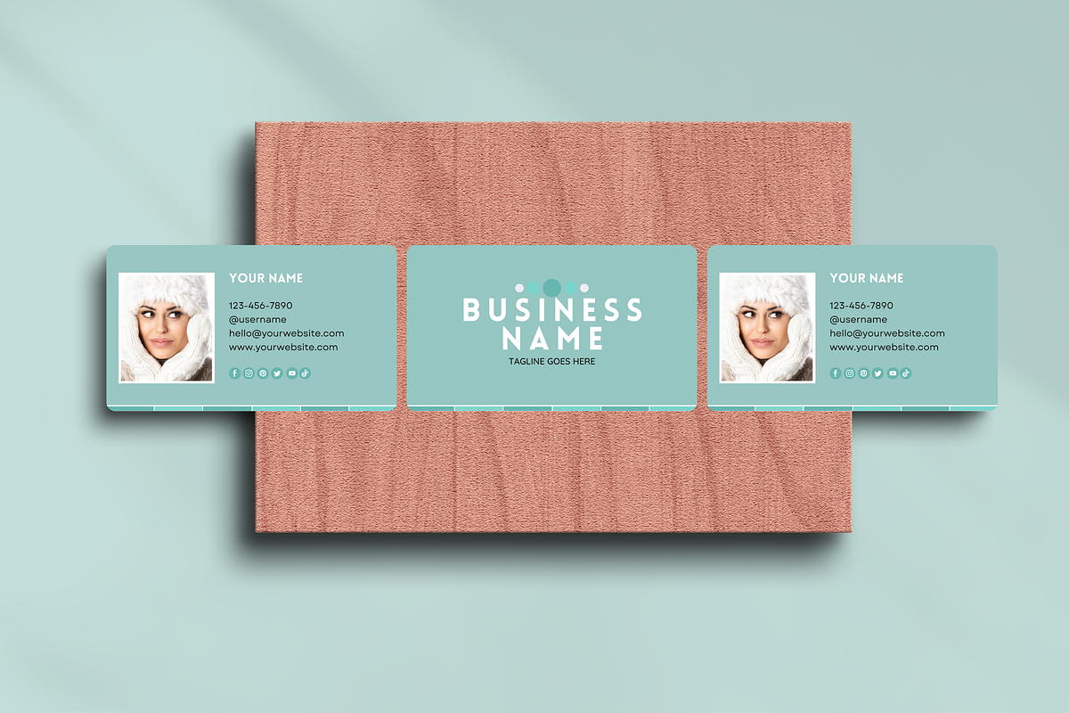 Business Card Template - 2 sides, a Business Card Template by SunshineStudioBoutique (Photo 7 of 9)