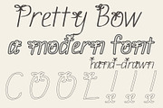 Pretty Bow Coquette Font, a Handwritten Font by Eryn Rose Design (Thumbnail 3 of 11)