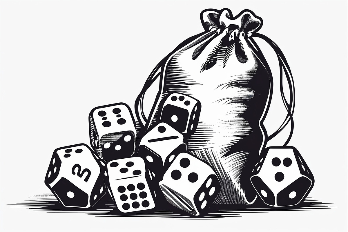 Dice Set Clipart Collection, an Illustration by musafir_fashion (Photo 7 of 9)