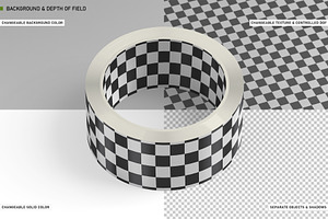 Wide Duct Tape Mockup Set