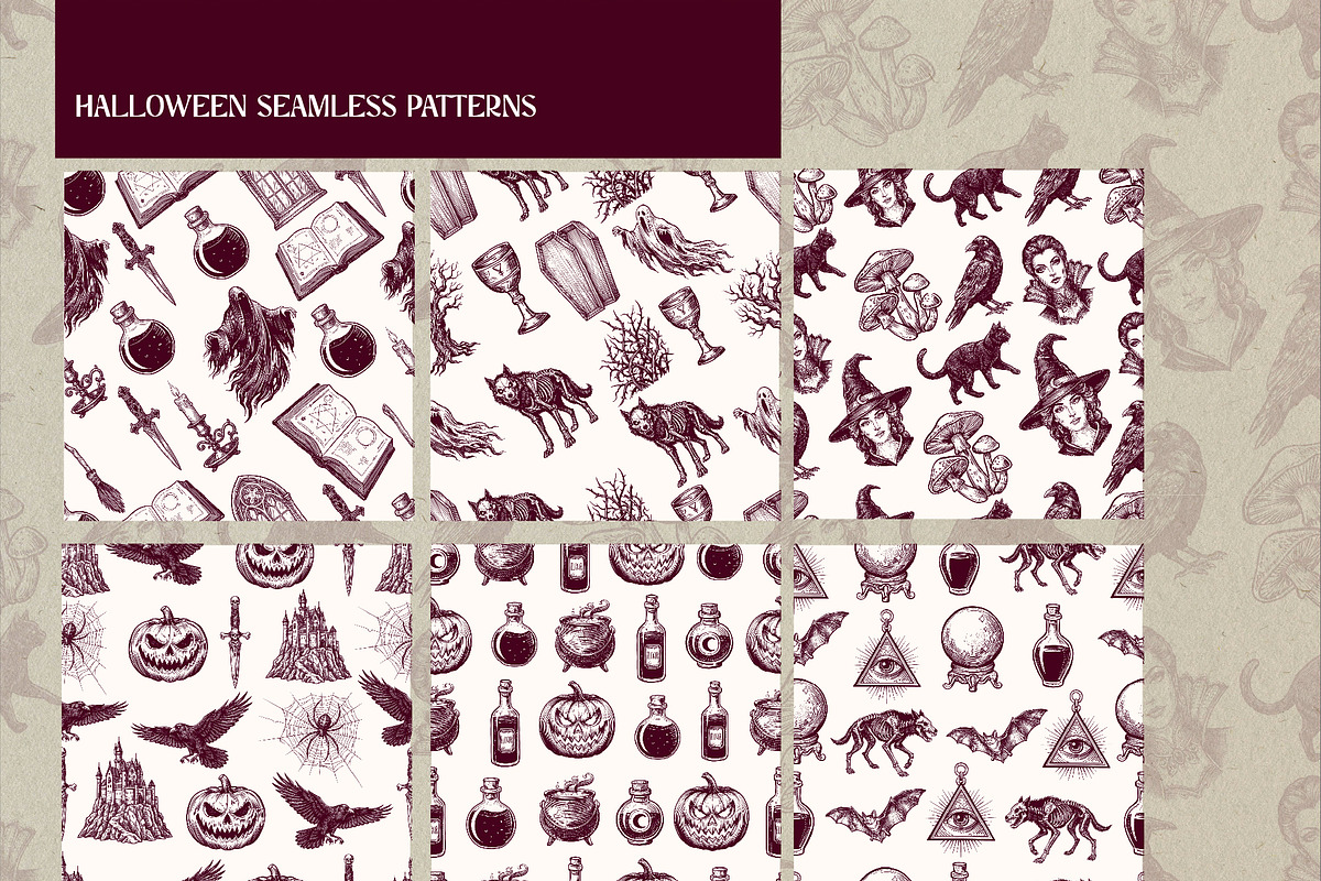 Halloween & Witchcraft Illustration, a Seasonal Illustration by OtpirusGraphic (Photo 8 of 10)