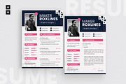 Business Resume CV, a Resume Template by dokudokunomi (Thumbnail 1 of 4)