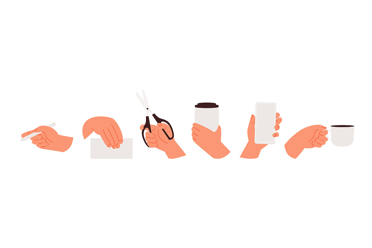 Hands set in various positions, an Object Graphic by artbesouro (Photo 3 of 3)