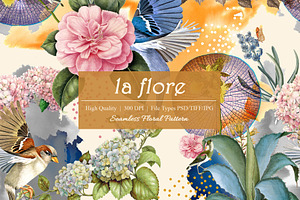 La Flore Seamless Pattern