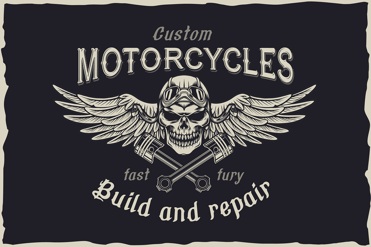 10 Vintage Font Families Bundle #3, a Blackletter Font by Fractal fonts & graphics (Photo 46 of 67)