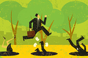 Business Concepts Bundle 03 Men, a Person Illustration by retrorocket (Thumbnail 4 of 16)