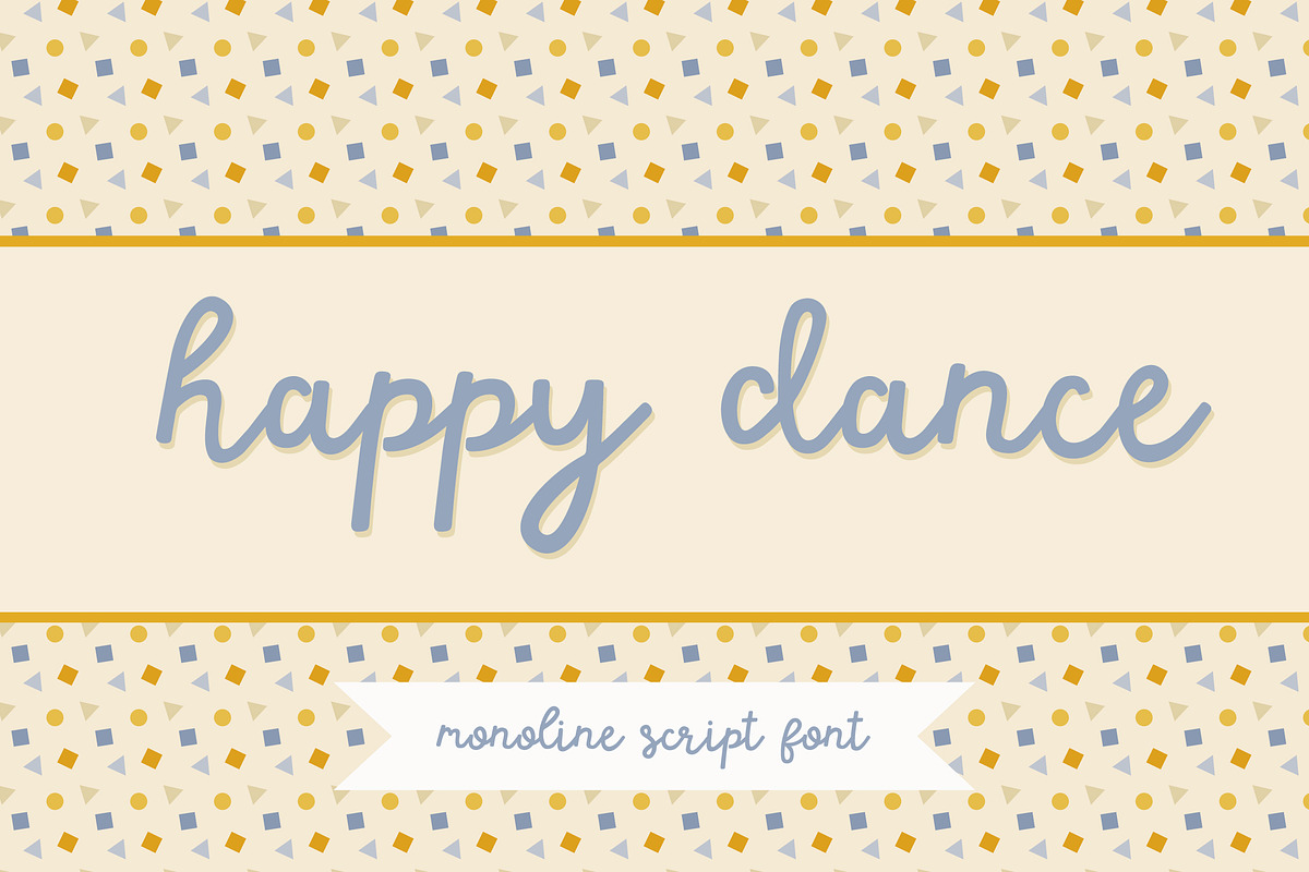 Happy Dance Monoline Script Font