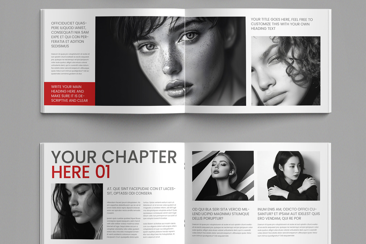 Clean Book Title Template