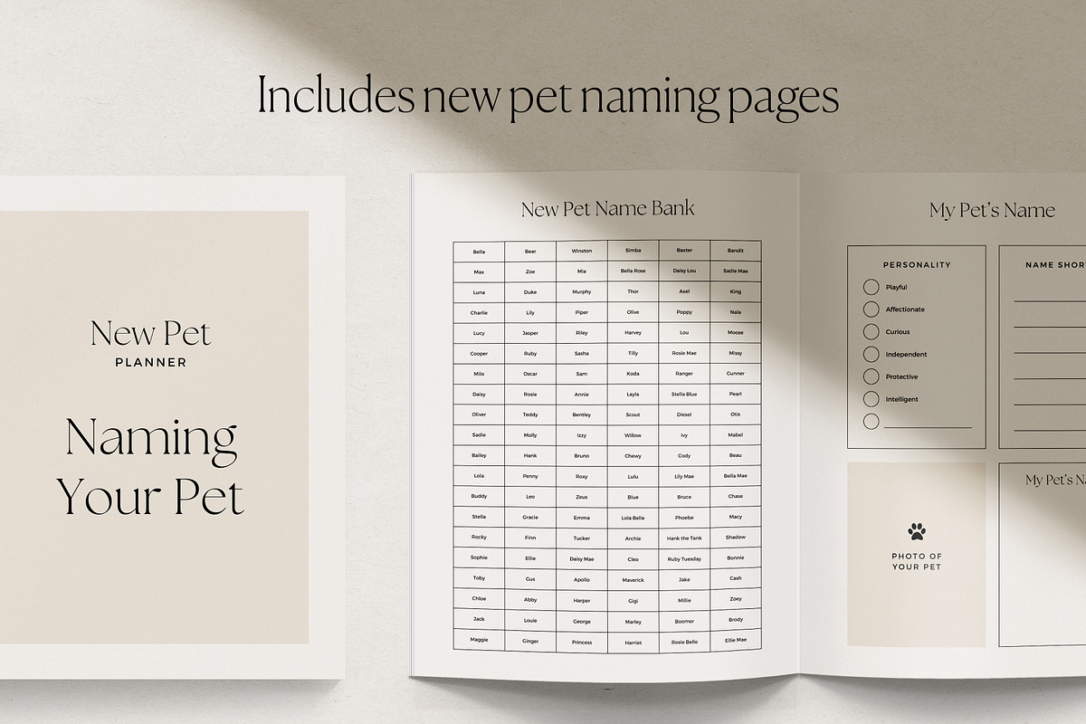 New Pet Planner Canva, a Presentation Template by HelloKarla (Photo 2 of 9)