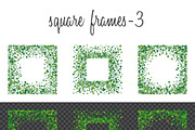 Green clover frames and borders, a Pattern Graphic by ekmelica (Thumbnail 9 of 11)