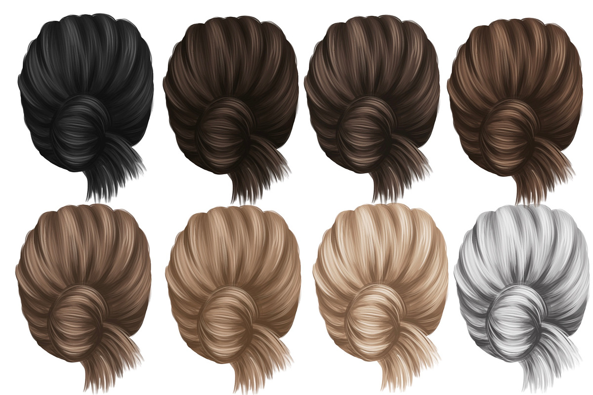 100 Men's Hairstyles PNG, an Illustration by Elenbushe (Photo 4 of 9)