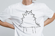 Cute dinosaurs hand drawn., an Illustration by DeShoff Art (Thumbnail 2 of 4)