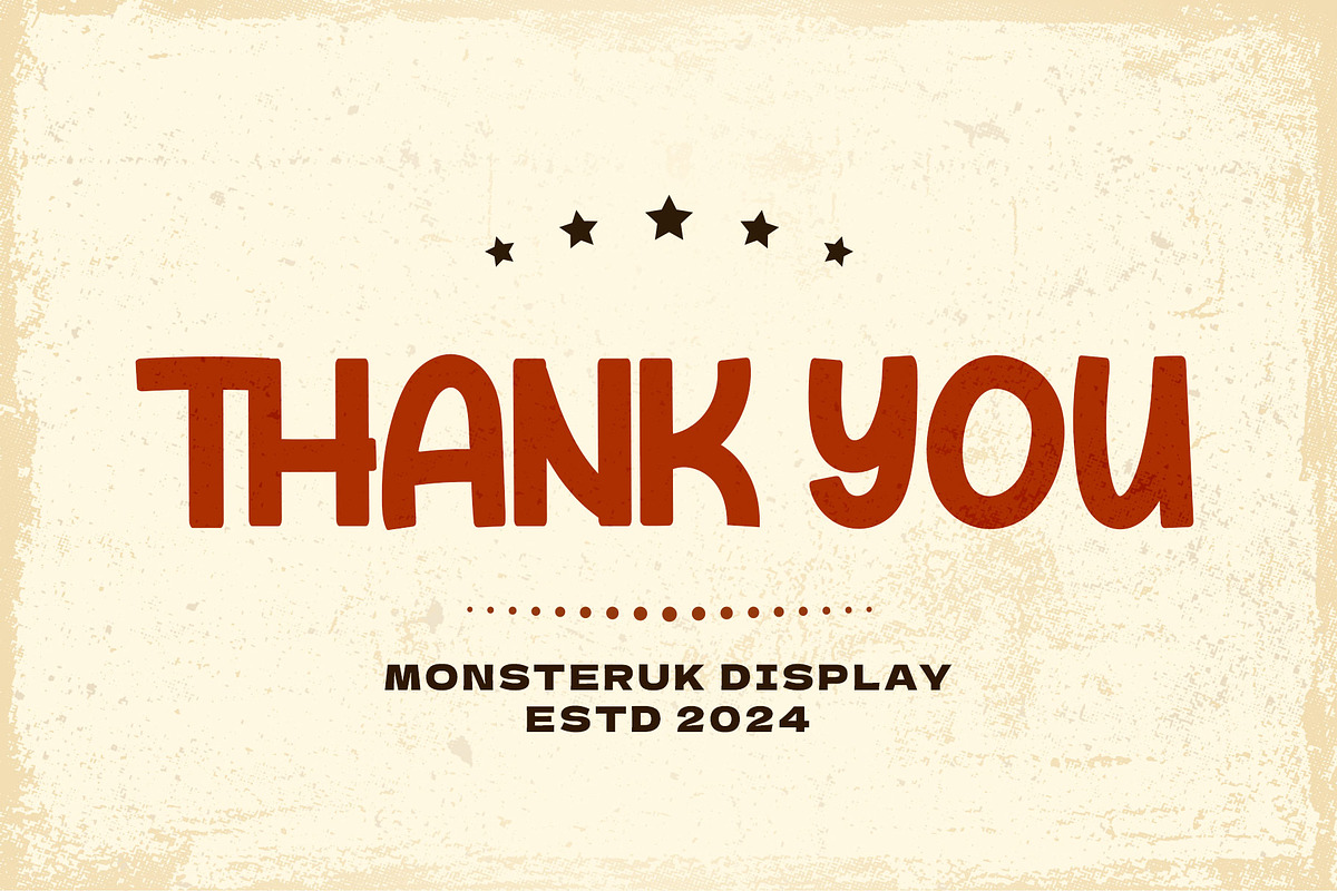 Monsteruk – Display Font, a Sans Serif Font by kangfont Studio (Photo 10 of 10)