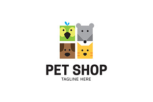Pet Shop Animal Logo, a Branding & Logo Template by Falcon eye