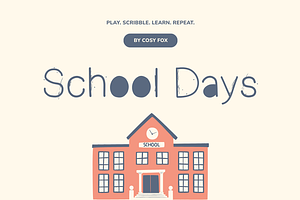 School Days Font