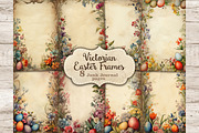 Victorian Easter Ephemera, a Seasonal Illustration by GlamArtZhanna (Thumbnail 1 of 10)