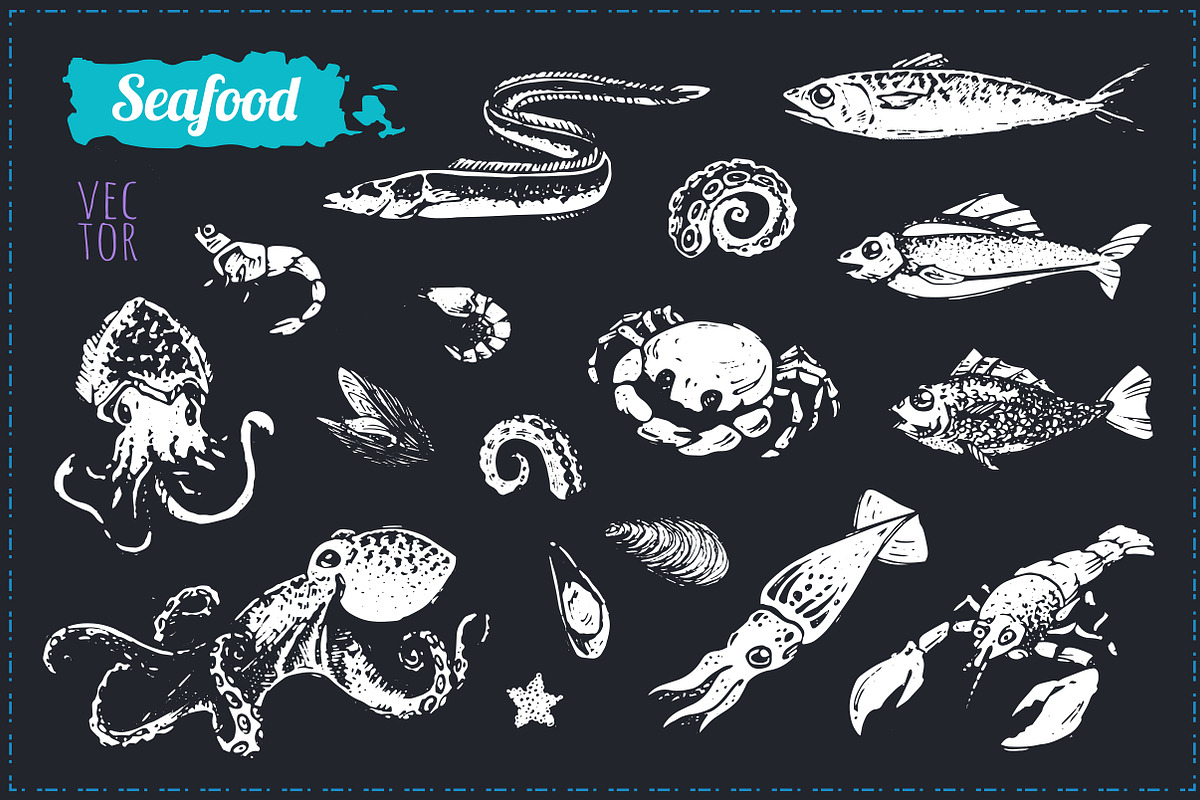 Hand-drawn Cooking and Food Icons, a Decorative Illustration by Margo Miller (Photo 32 of 48)