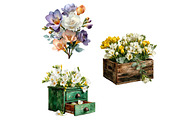 Freesia Flowers Clipart, an Illustration by Designworld (Thumbnail 8 of 8)