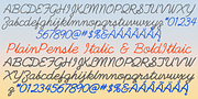 PlainPensle, a Handwritten Font by Ingrimayne Type (Thumbnail 5 of 7)