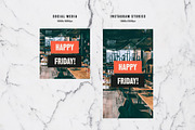 Burger & Restaurant Social Media Kit, a Social Media Template by Design District (Thumbnail 5 of 5)
