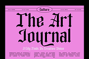 Avelost - Gothic Blackletter Font, a Blackletter Font by Font Liner (Thumbnail 2 of 10)