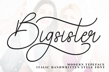Bigsisiter | Script Font