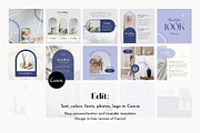 Blue Instagram Post & Story Template, a Social Media Template by Studio DigiCraft (Thumbnail 4 of 7)