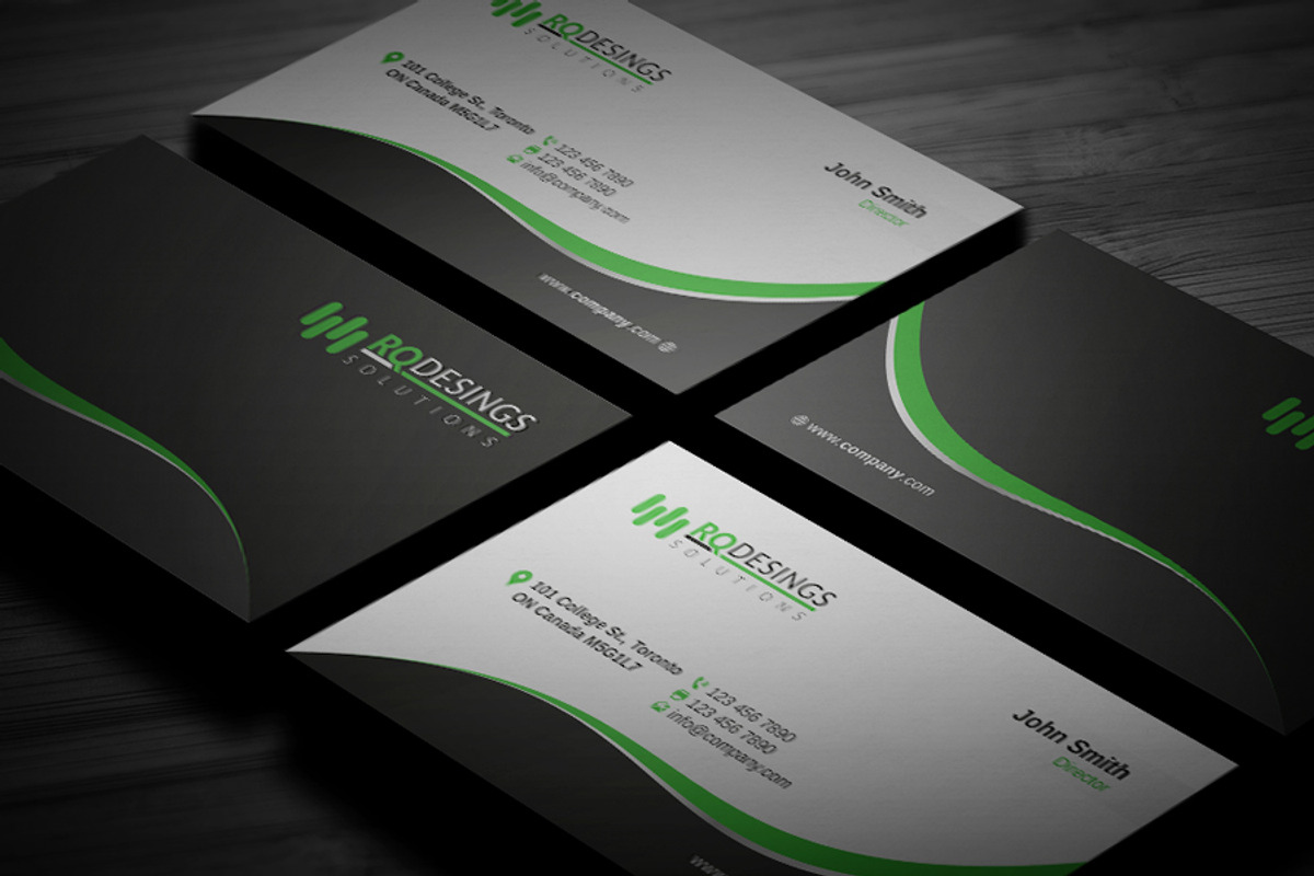 Corporate Business Card 18, a Business Card Template by RQ Designs (Photo 4 of 4)
