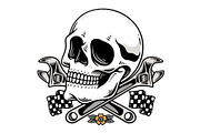 Mechanic Skull Illustration, an Object Illustration by Decoconio Design (Thumbnail 3 of 3)
