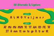 Kandykiddo - Playful Chunky Font, a Handwritten Font by Sronstudio (Thumbnail 8 of 9)