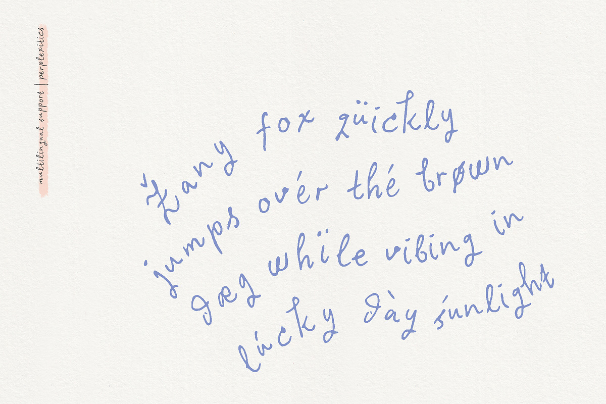 Wanderblush Adorable Handwritten, a Handwritten Font by Perplexitics (Photo 9 of 10)