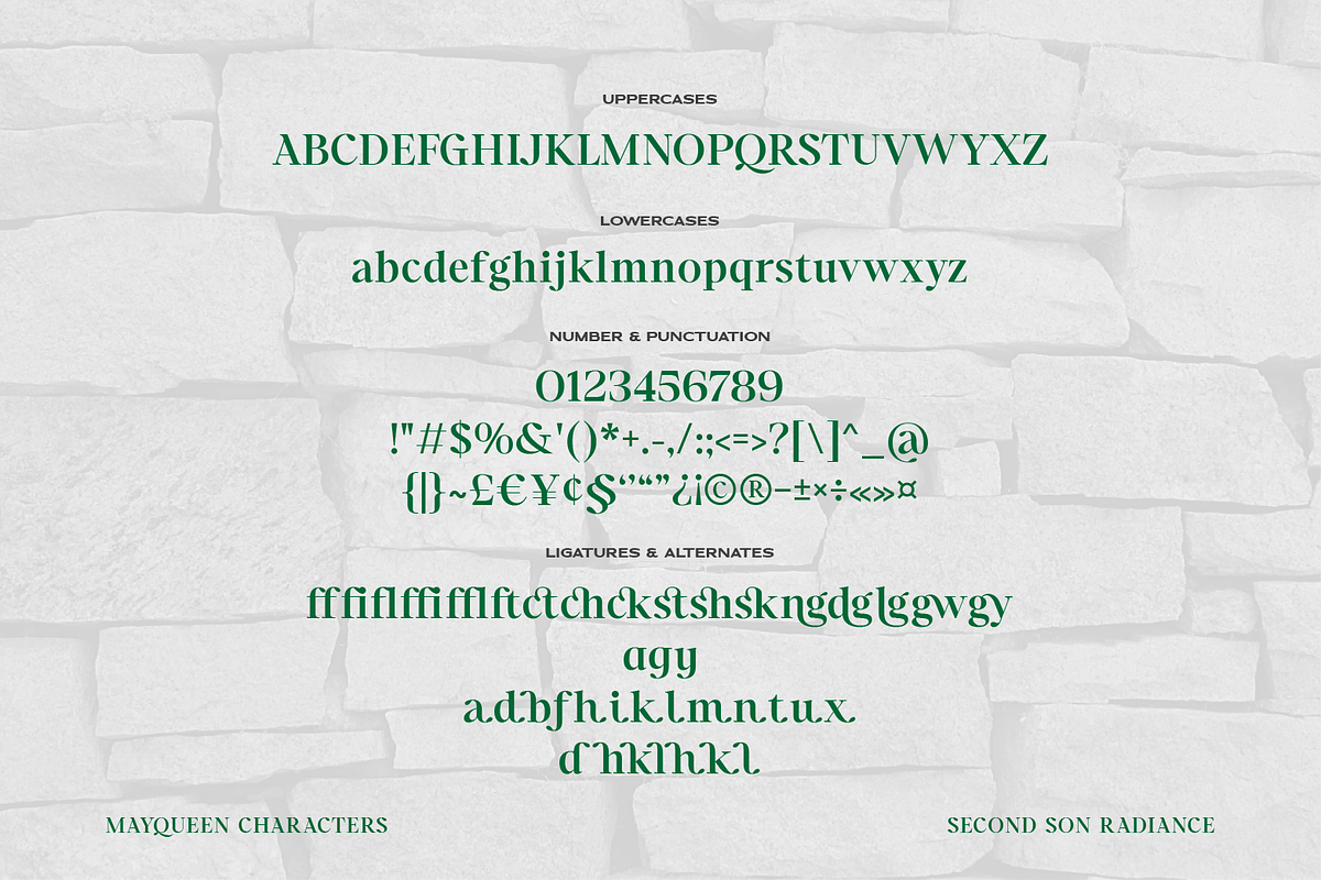 SS Mayqueen - Classy Vintage Serif, a Serif Font by Typocracy Studio (Photo 10 of 10)