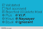 CA Telecopy B, a Sans Serif Font by Cape Arcona Type Foundry (Thumbnail 12 of 15)