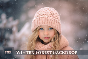 Winter Forest Backdrops