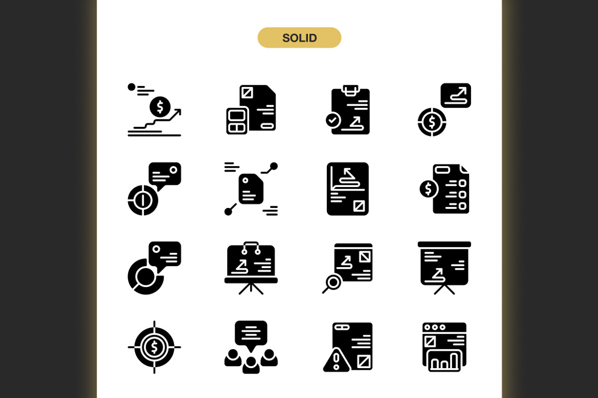 Analytics Plan Icons, an Icon by Spacepixel Creative (Photo 3 of 3)