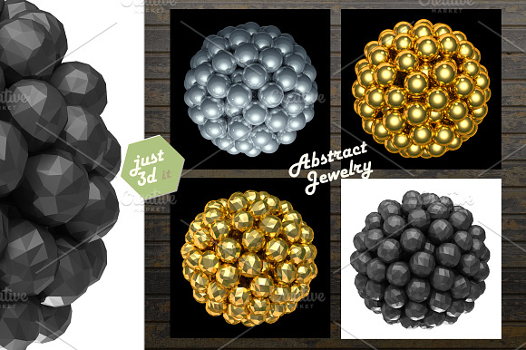 Abstract High Resolution Jewels