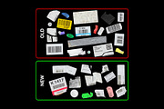 Sticker Pack (30+ Stickers), a Texture Graphic by TuomoDesign (Thumbnail 3 of 5)