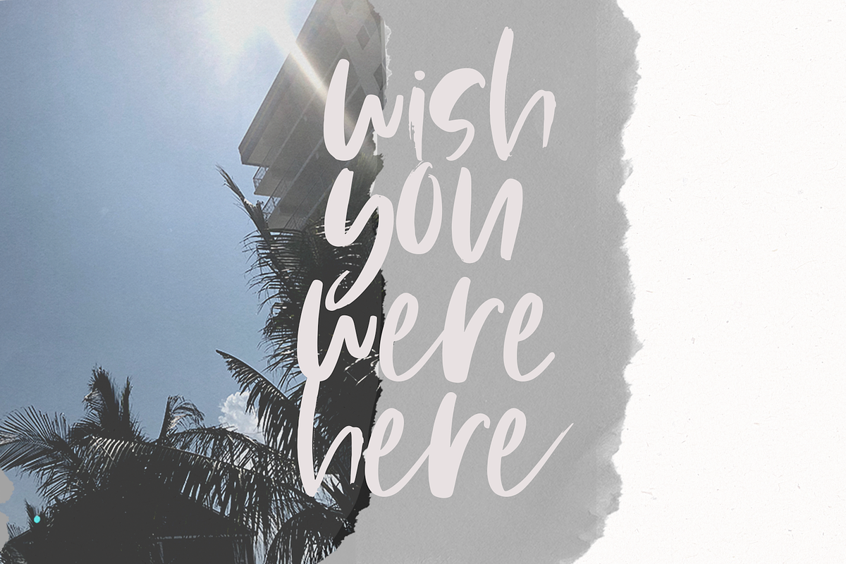 Island Tea - Handwritten Brush Font preview 2