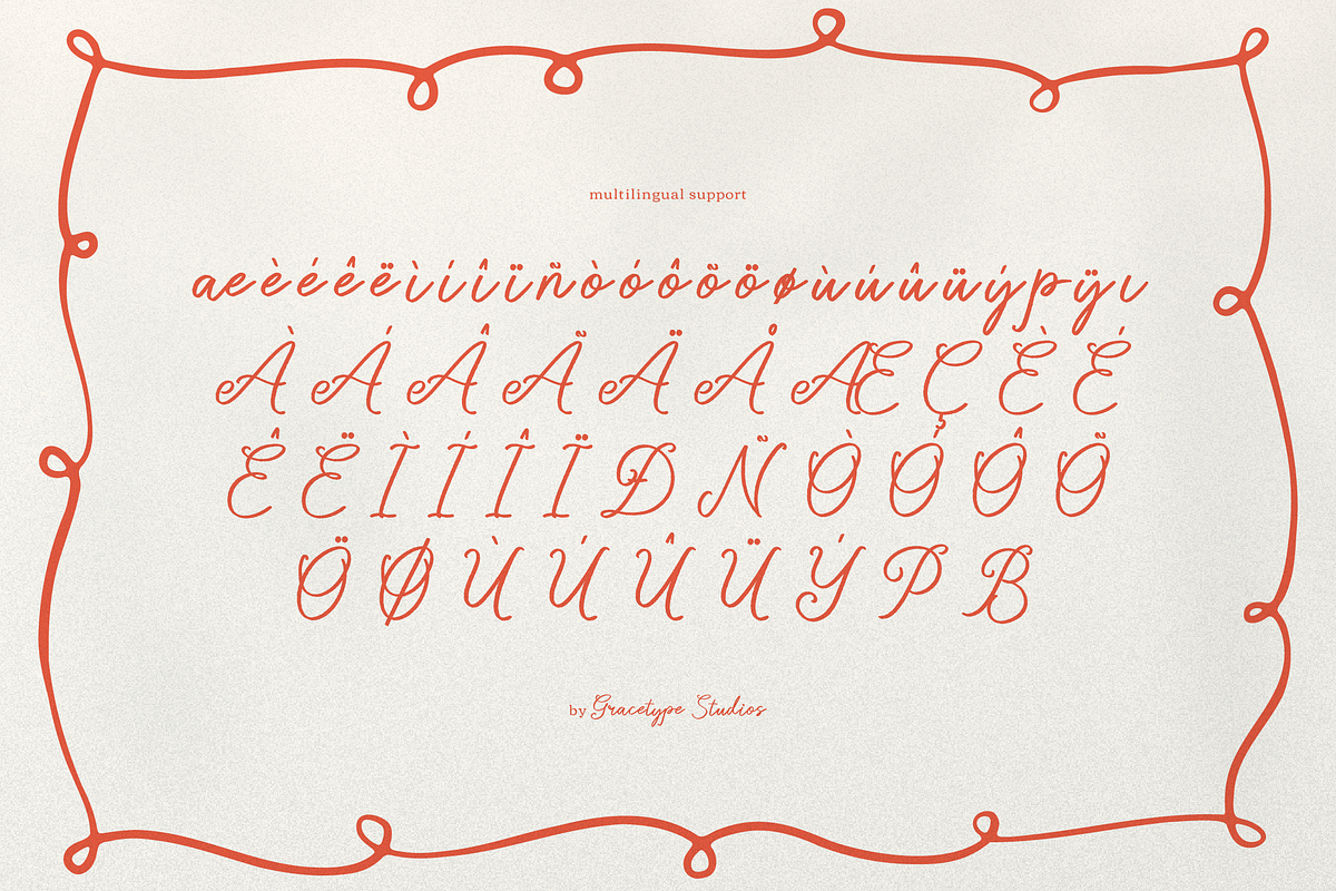 Whimsy Bittersweet Handwritten, a Script Font by gracetype_studio