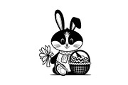Easter Bunny Vector Bundle, an Illustration by Designs_River (Thumbnail 22 of 51)