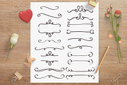 20 Simple Flourish Dividers, an Object Graphic by The Digital Download Shop (Thumbnail 2 of 3)
