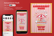 Merudo - Amusement Park Flyer Set, a Flyer Template by Attype (Thumbnail 1 of 5)