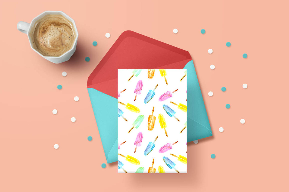 Watercolor summer patterns (4+bonus), a Pattern Graphic by Katerina Tova (Photo 8 of 10)