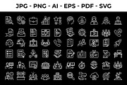Job Recruitment Icons Collection, an Outline Icon by nandinigraphics (Thumbnail 2 of 3)