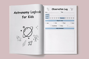 Astronomy Logbook For Kids Canva