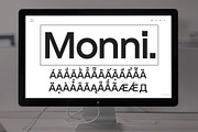 Monni Sans Serif, a Sans Serif Font by MOMI - Designer Fonts (Thumbnail 1 of 12)
