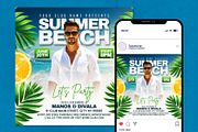 Summer Beach Party Flyer, a Flyer Template by Tarommir (Thumbnail 2 of 3)
