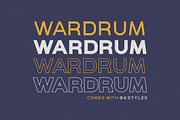 WARDRUM - Expanded Sans, a Sans Serif Font by Letterhend Studio (Thumbnail 2 of 10)