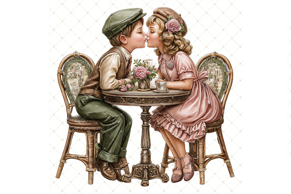 Romantic Couple Clipart JPG, a Person Illustration by Memories By Lea (Photo 9 of 18)