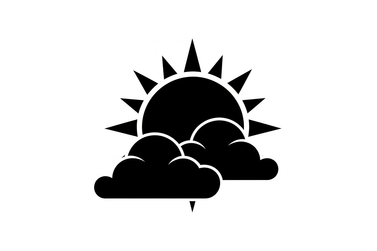 Sun Behind Clouds Silhouette Bundle, an Illustration by Gaye Art (Photo 19 of 31)